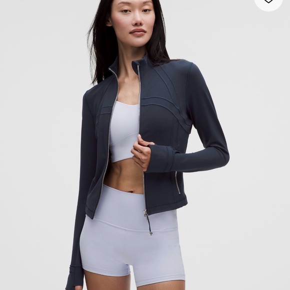 lululemon athletica Jackets & Blazers - Lululemon Athletica Navy blue/silver Jacket